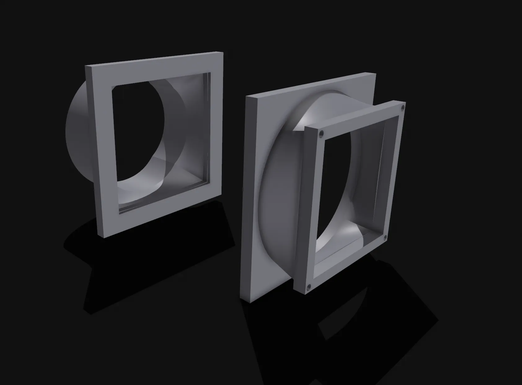 Qidi X-Plus 3 Exhaust Adapter