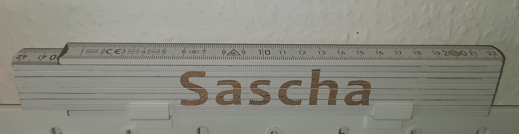 Tiêu đề Skadis Halterung Meterstab Giá đỡ thước gấp Skadis Tóm