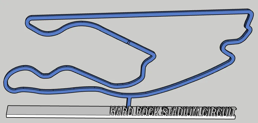 Hard Rock Stadium Circuit, Miami, USA, Formula 1 Race Track 2022 Season