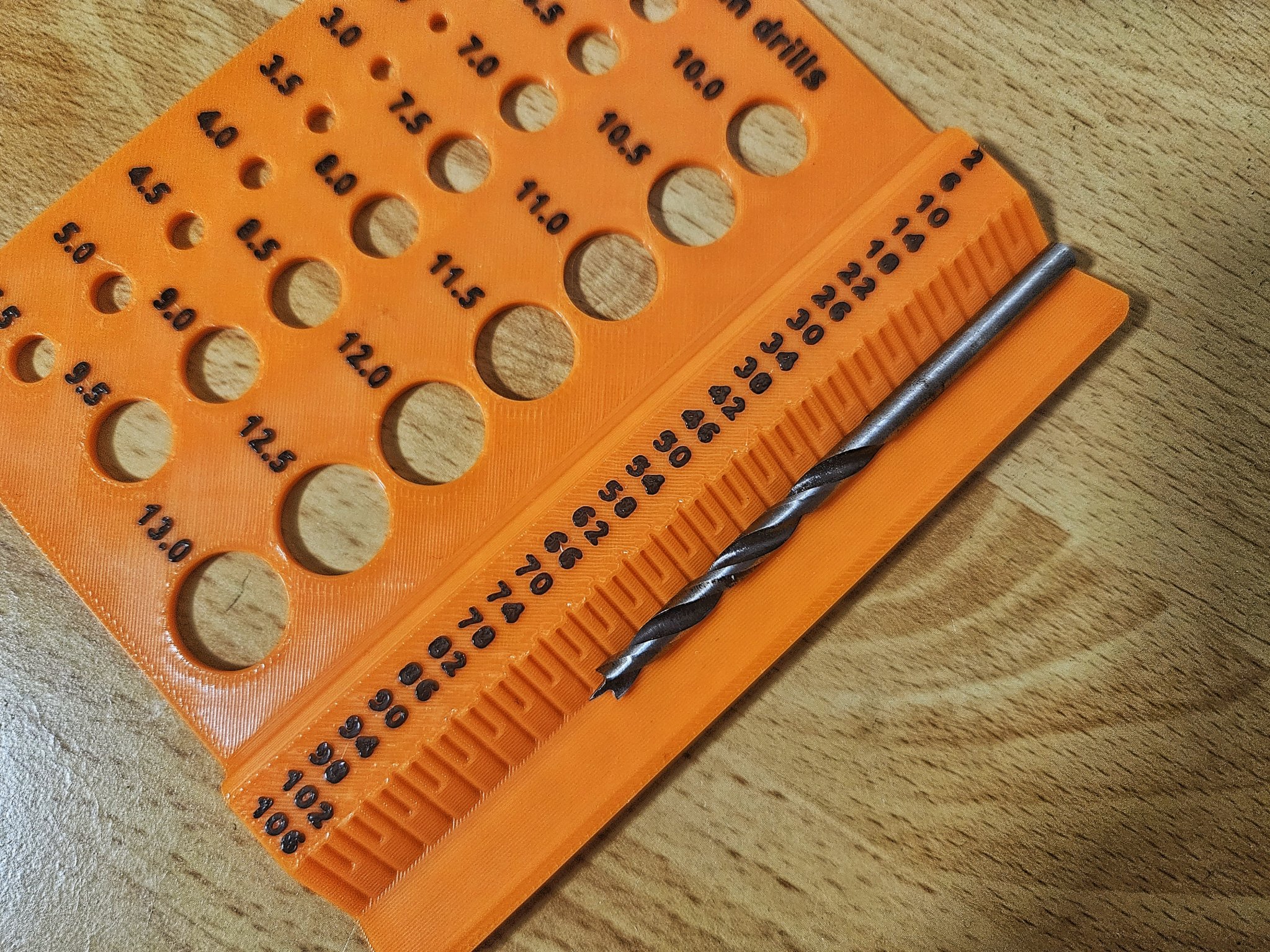 Tiêu đề Thẻ đo máy khoan 1-13 mm Tóm tắt Một thước đo mũi k