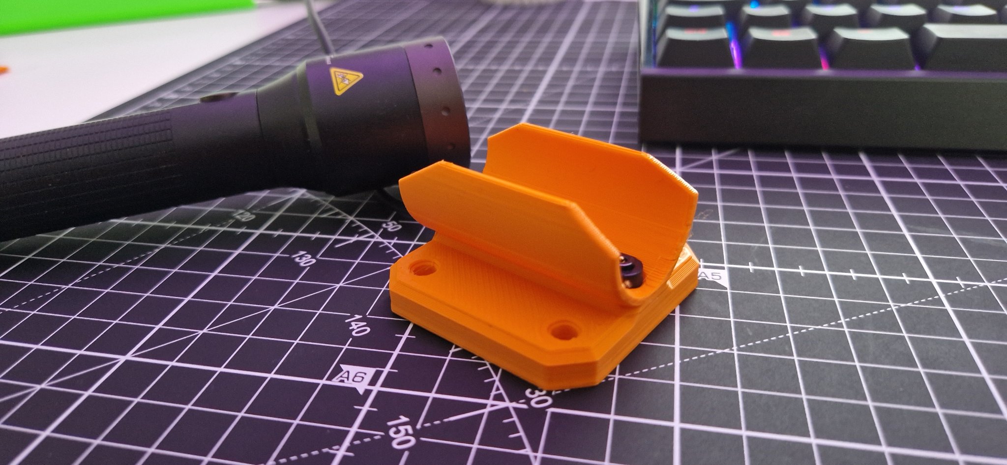 Tiêu đề Ladehalter Loadingdock Ledlenser P6R Core Tổng hợp Wandhalt