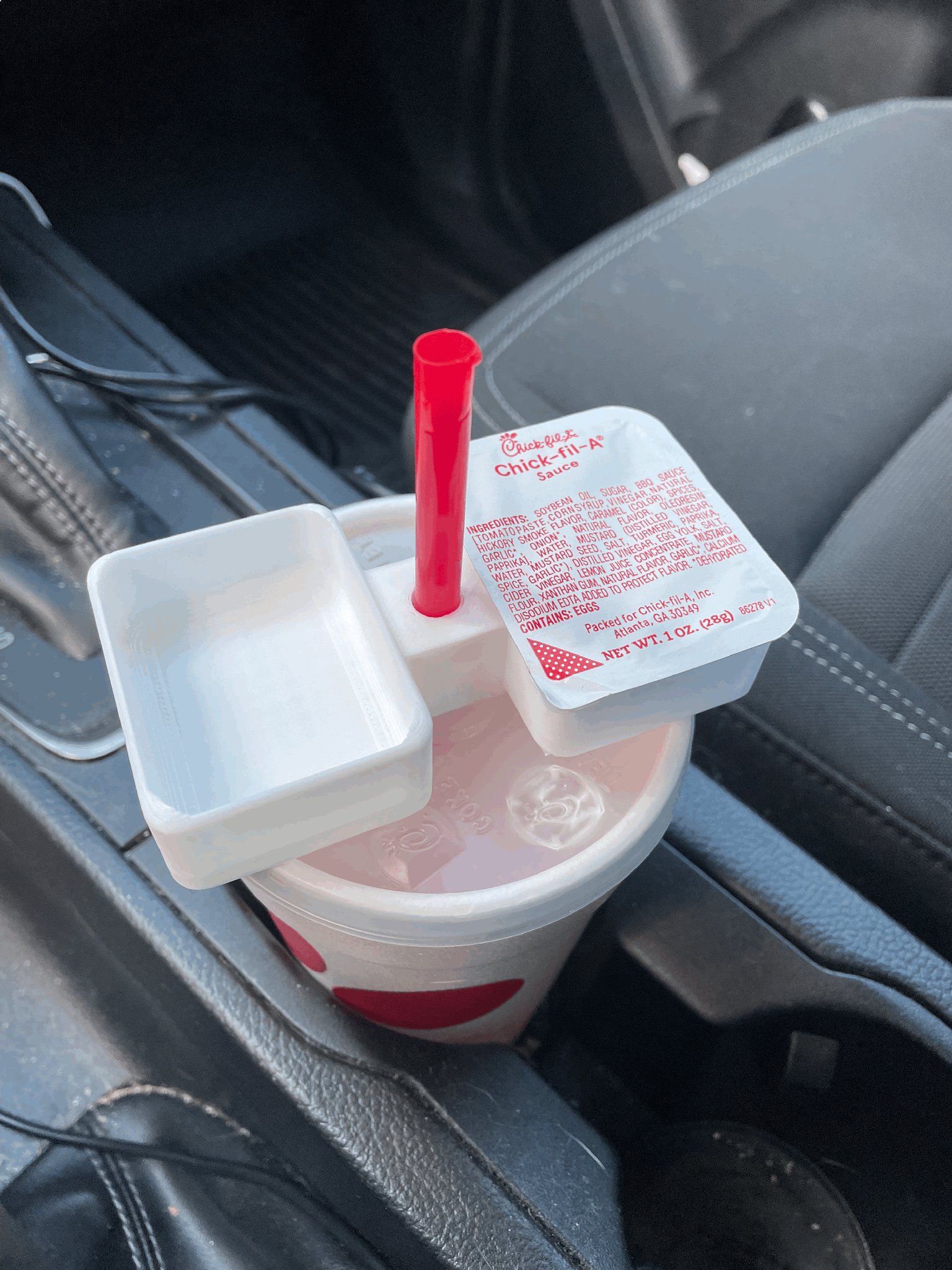 Tiêu đề Đã cập nhật- Hộp đựng nước sốt ô tô Chick-Fil-AC