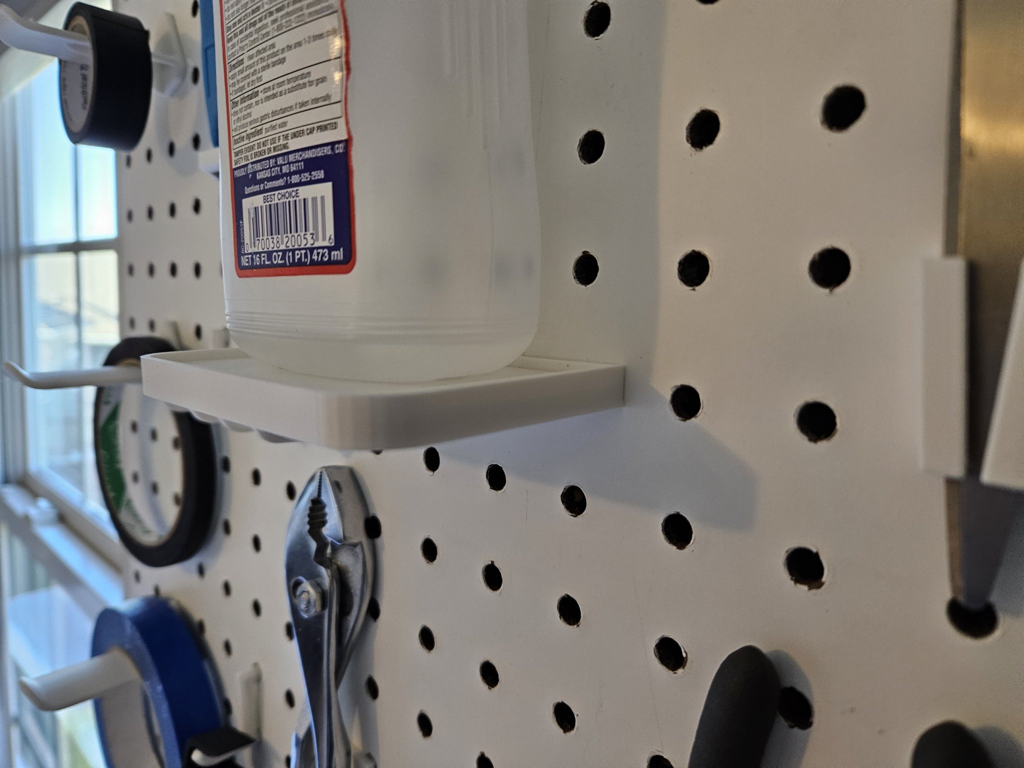 Pegboard Shelf