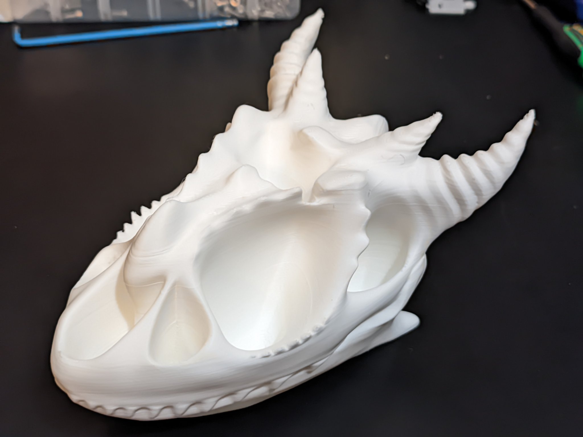 Tiêu đề Dragon Skull Planter Tóm tắt Chậu trồng cây đầu lâu r