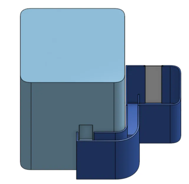 Bộ Chứa Chất Thải Kết Hợp Cho Máy Bambu Lab P1 và X1