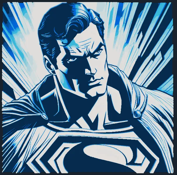 Tiêu đề Superman - Hueforge Tóm tắt Tranh vẽ siêu nhân bằng dây