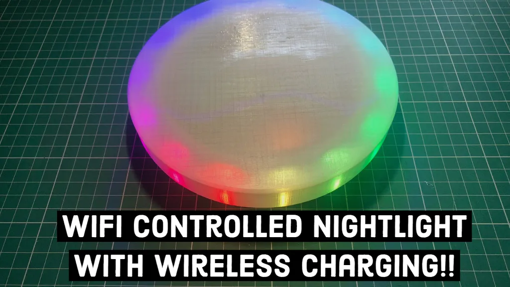 Đèn ngủ điều khiển WiFi kèm sạc không dây!!