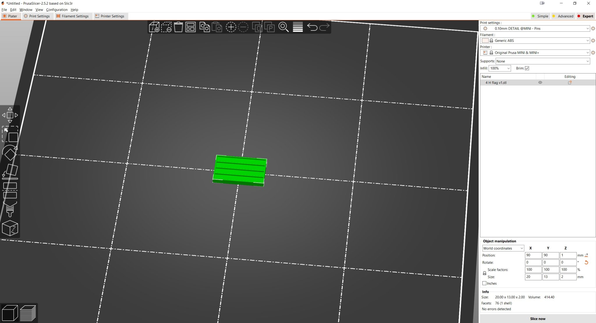 4 bar pride enamel pin