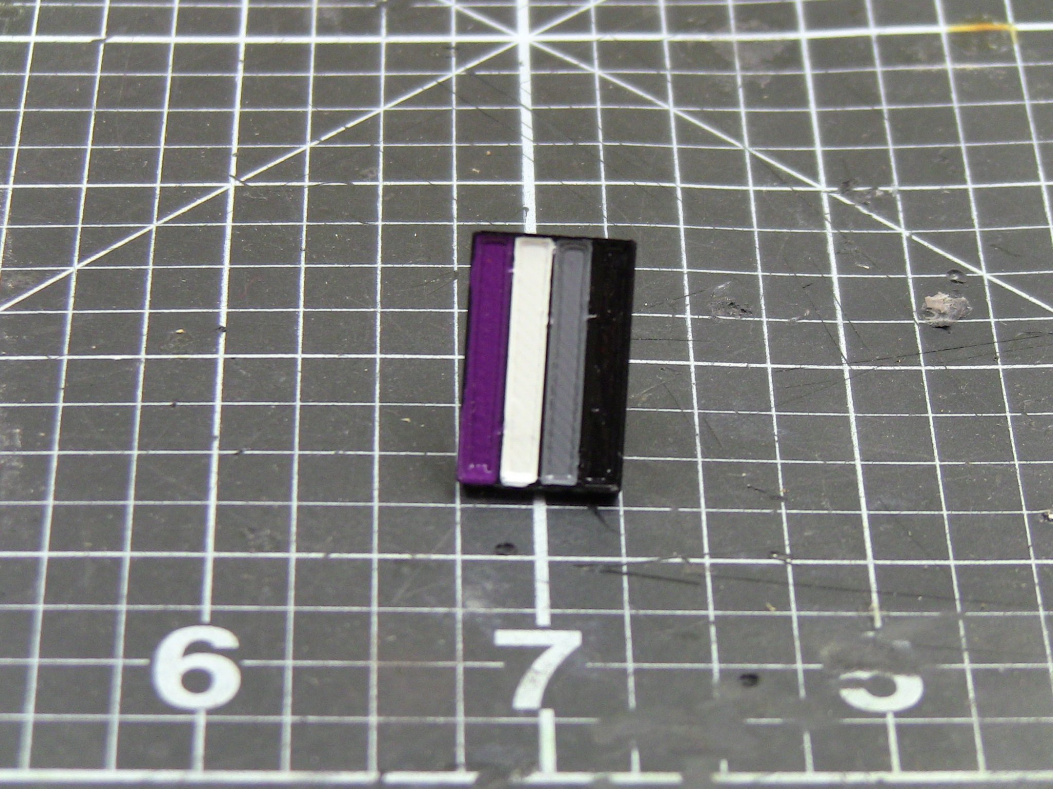 4 bar pride enamel pin