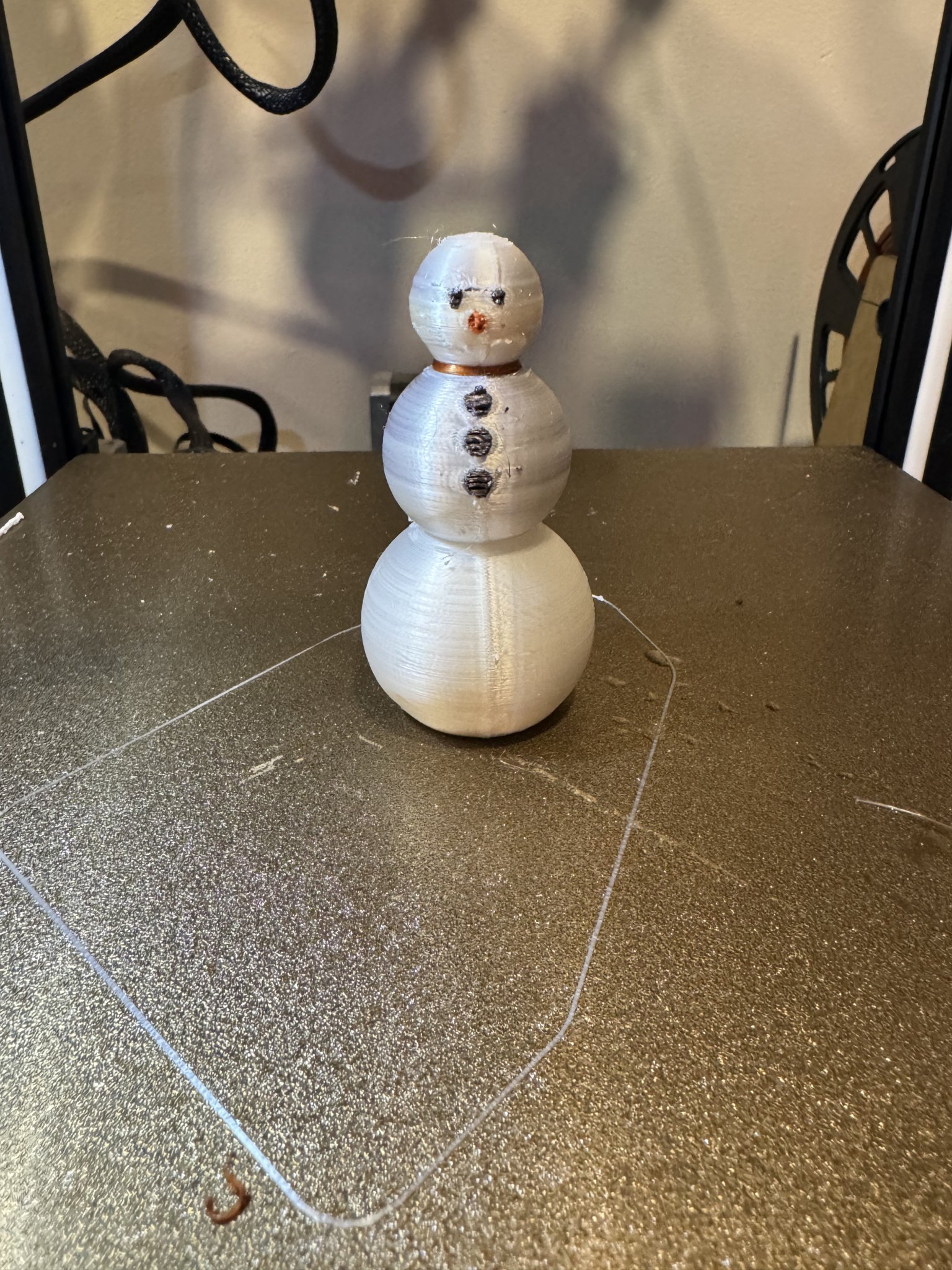 Cute Snowman with a Top Hat