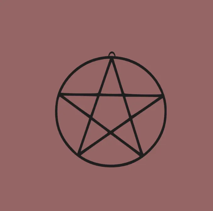 Bông Tai Ngôi Sao Lửa (Pentagram) Nóng Bỏng