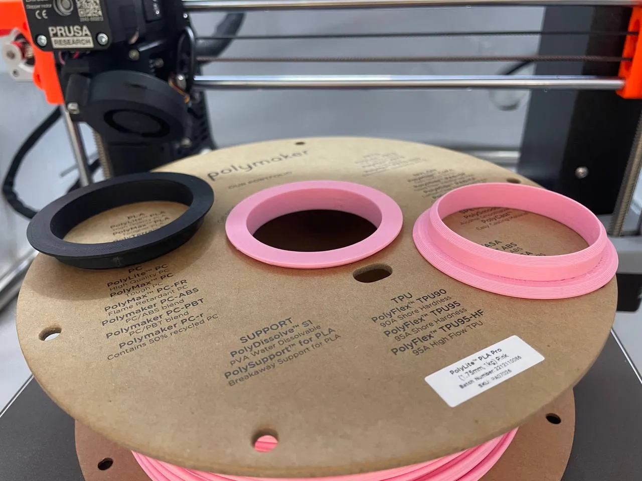 Minimal Cardboard Spool Adapter - OpenSCAD