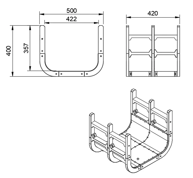 Giỏ đựng củi "Kos na drevo ..."