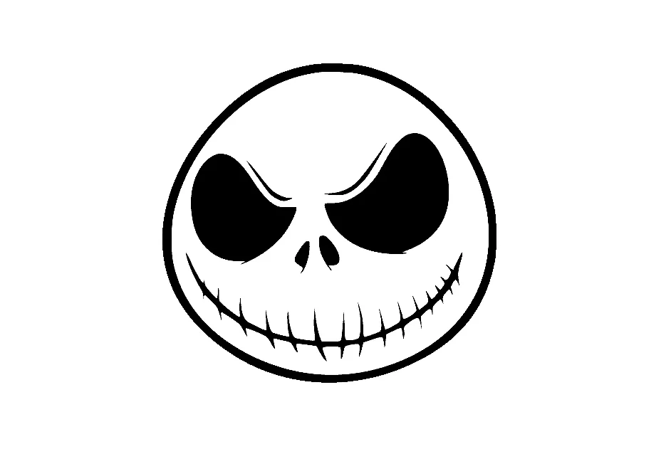 Đế lót ly hình mặt Jack Skellington