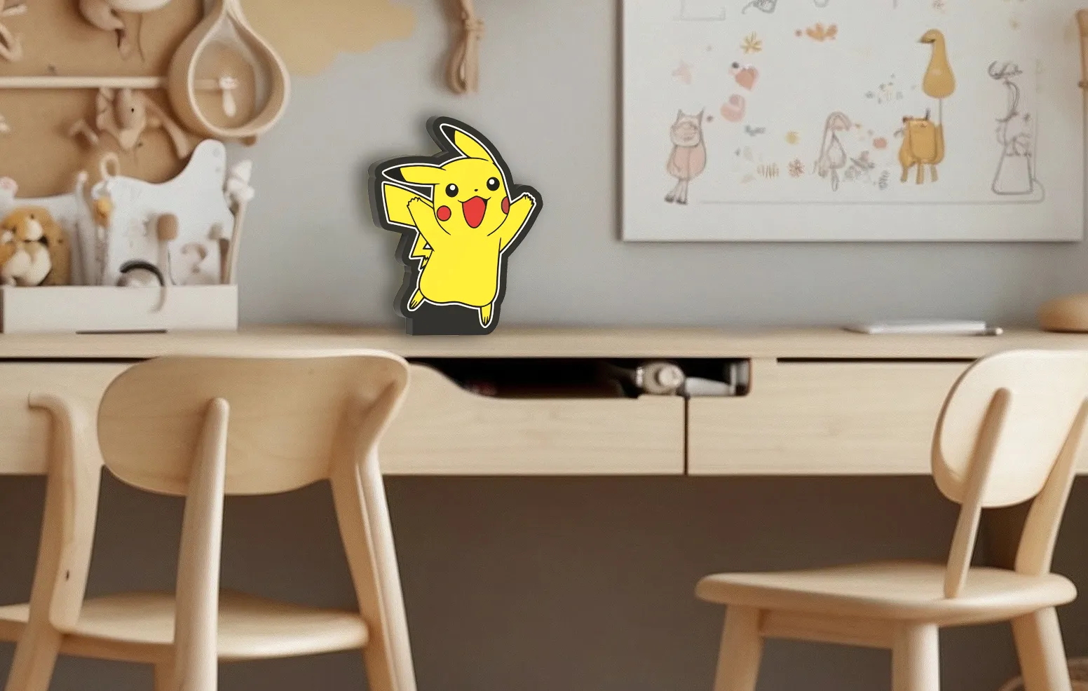 Tiêu đề Đèn LED hộp đèn nhảy Pikachu Tóm tắt Hãy xem Hộp đ