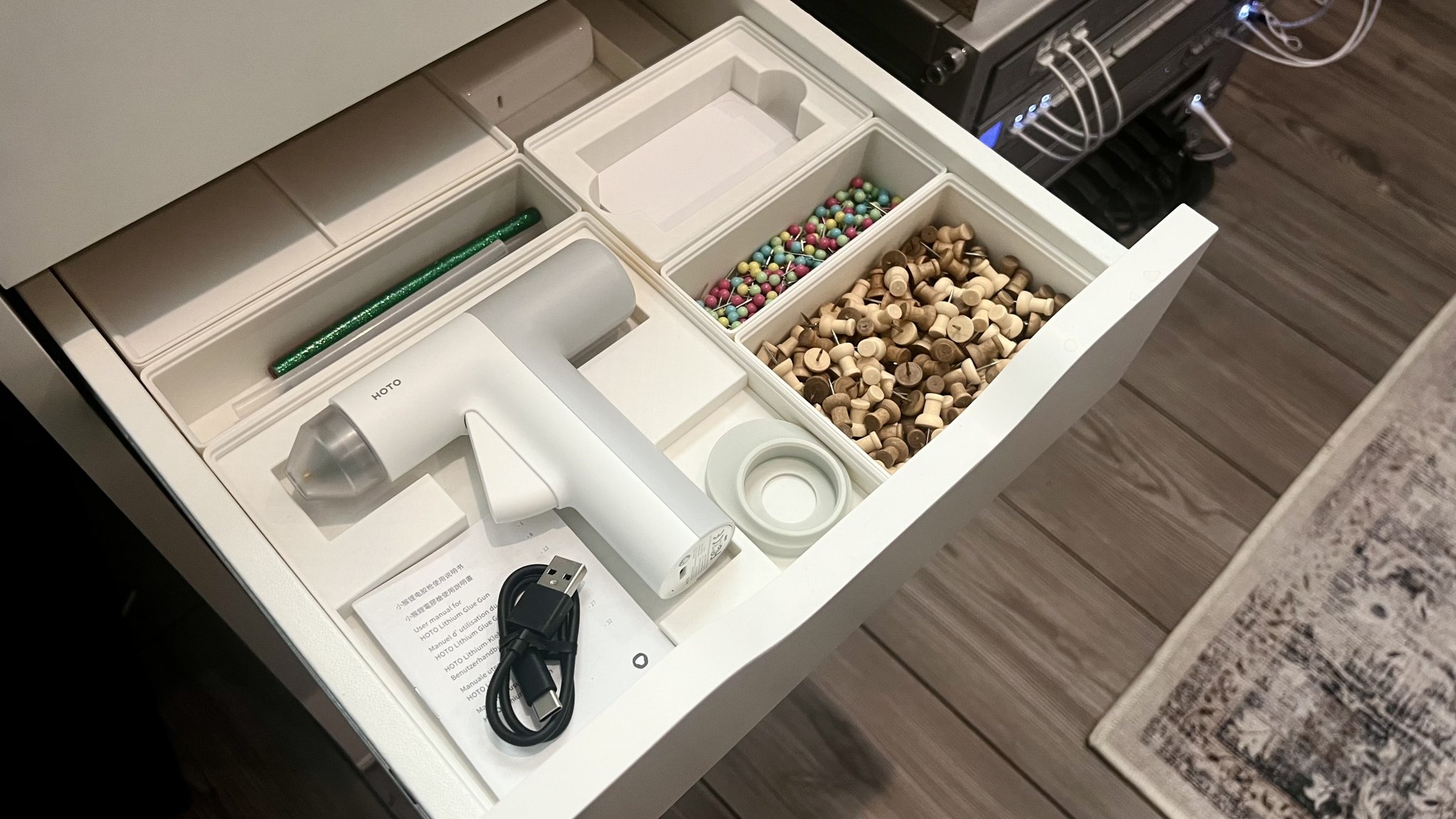 Tiêu đề Khay súng bắn keo Gridfinity HOTO EasyFlow Tóm tắt Khay tư