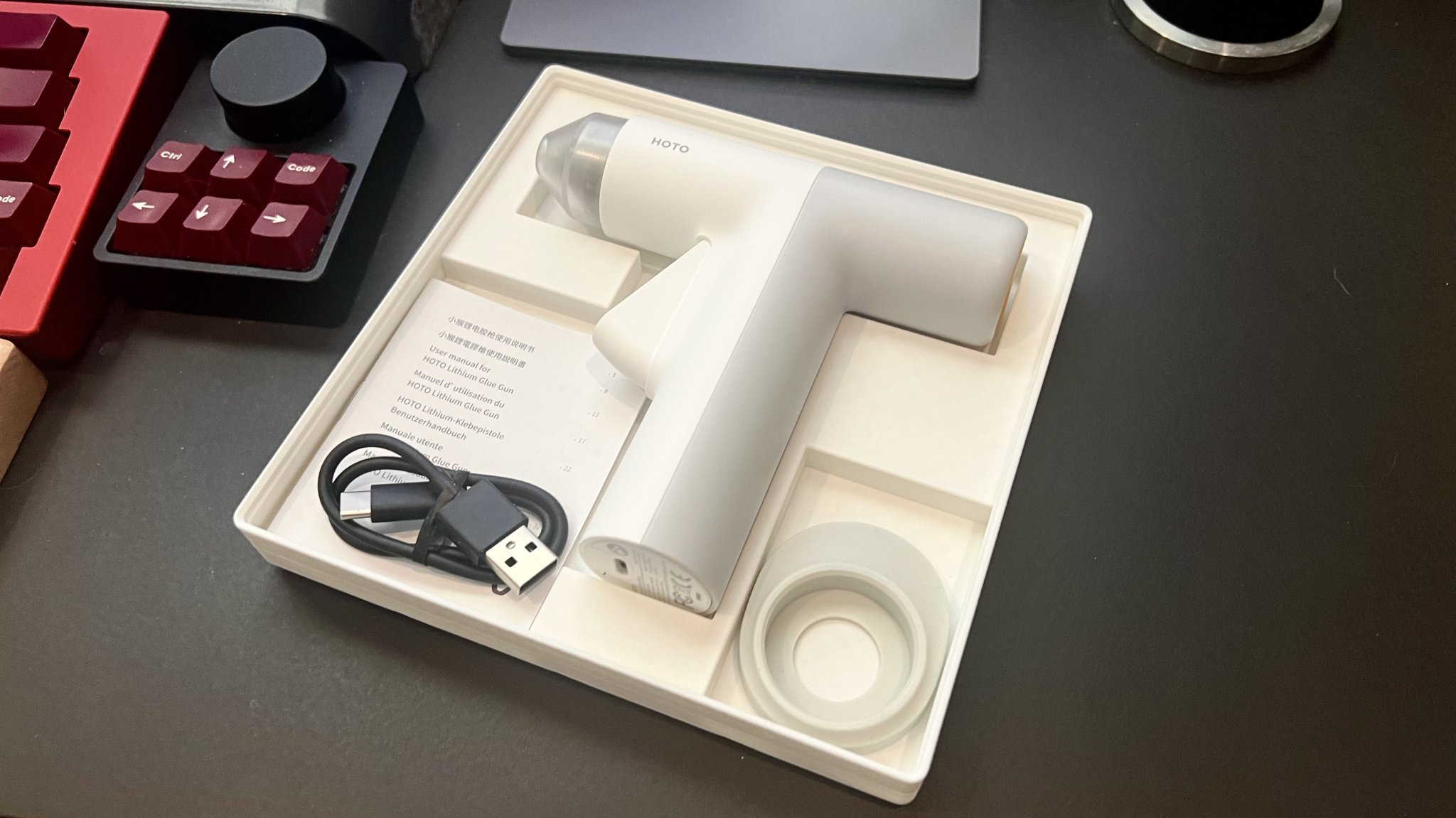 Tiêu đề Khay súng bắn keo Gridfinity HOTO EasyFlow Tóm tắt Khay tư