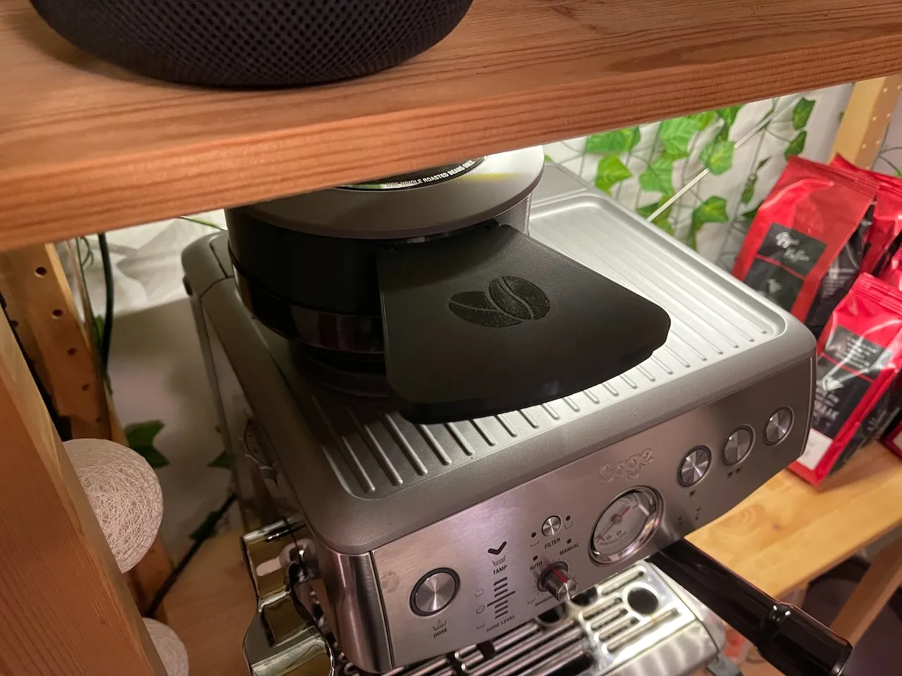 Phễu Mở Rộng Máy Sage Barista Express (Impress) Có Máng