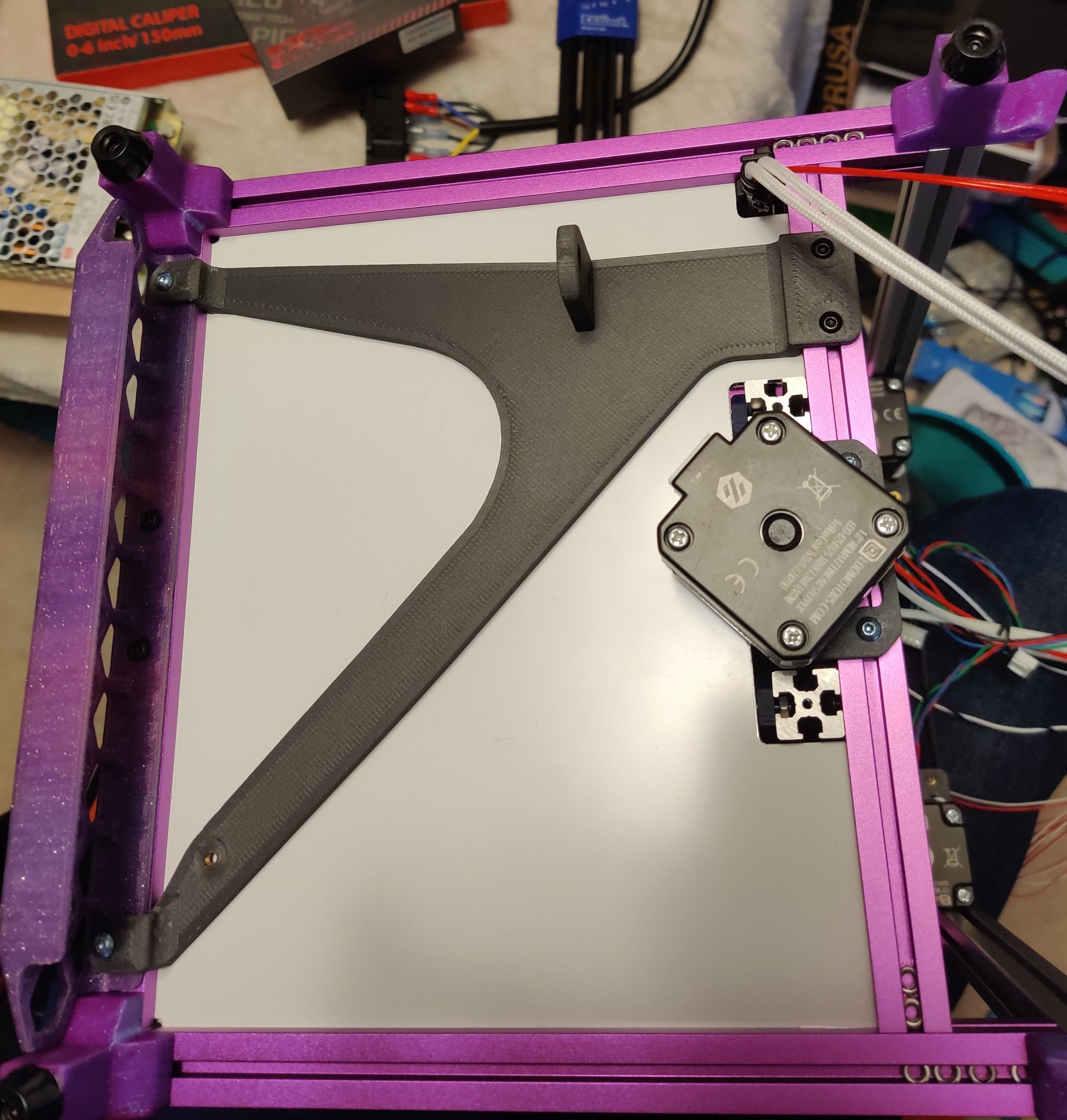 Power supply unit screw-on bracket for Voron0.1 or Voron0.2