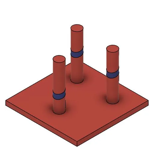 Tiêu đề Bài toán 3 điểm - Mô hình đơn giản - không có địa h