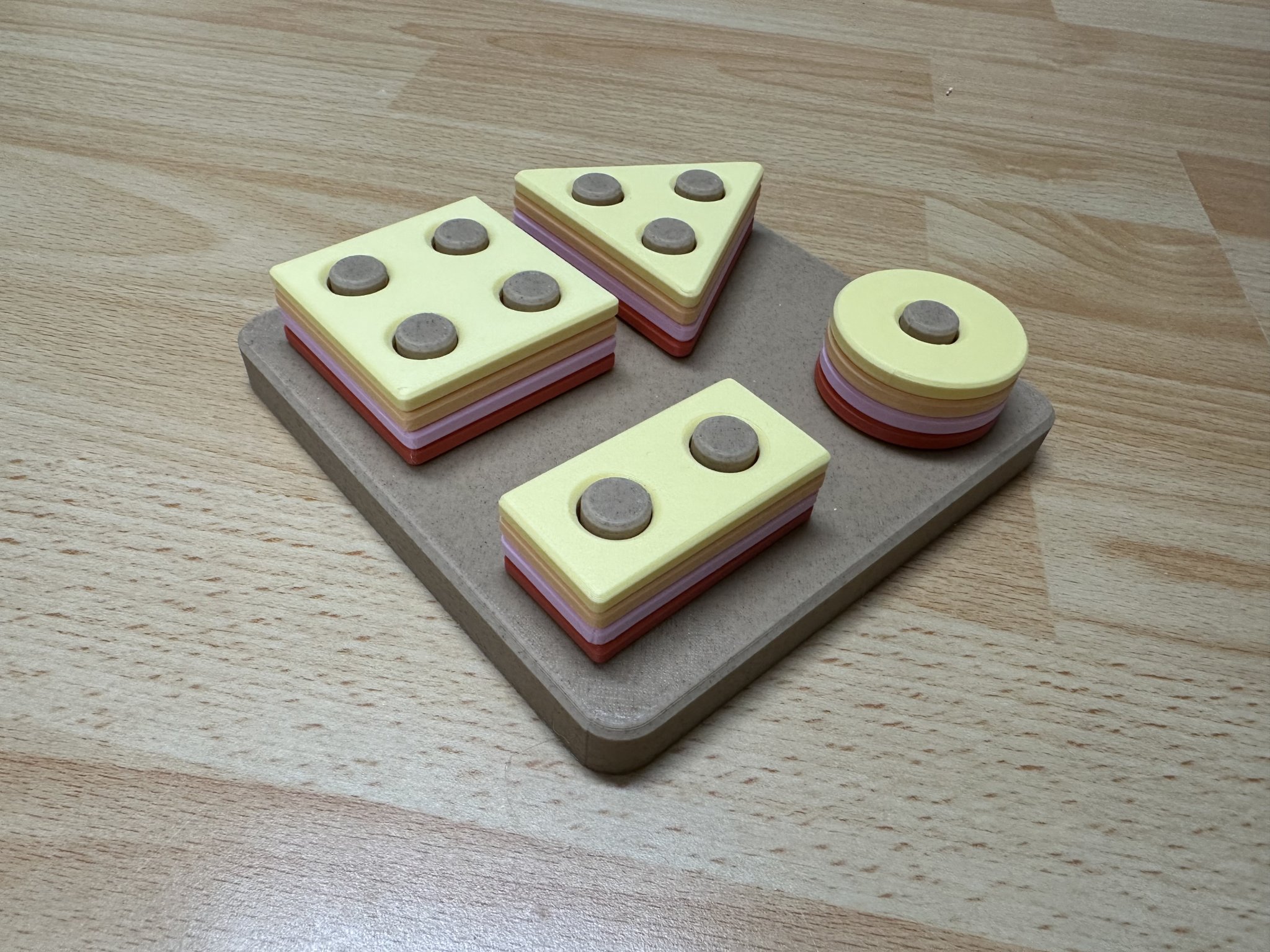 Montessori Sort Shape - Đồ Chơi Phân Loại Hình Học