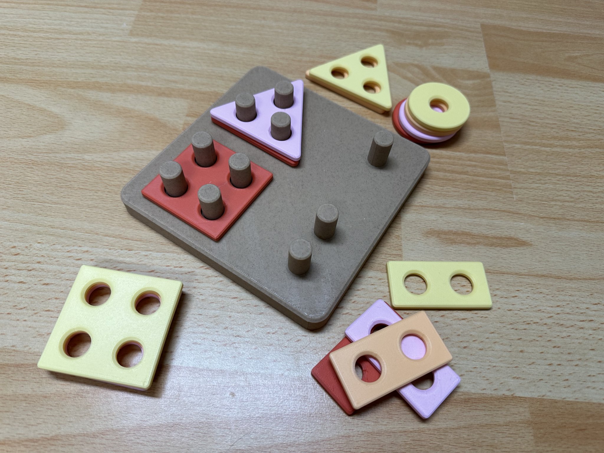 Montessori Sort Shape - Đồ Chơi Phân Loại Hình Học