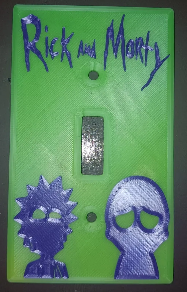 Tiêu đề RICK AND MORTY LOGO LIGHT SWITCH COVER Tóm tắt SỬ DỤNG LOGO