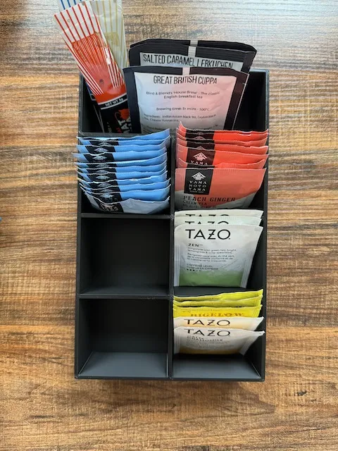 Tiêu đề Túi đựng trà Tóm tắt Dụng cụ sắp xếp túi trà ch