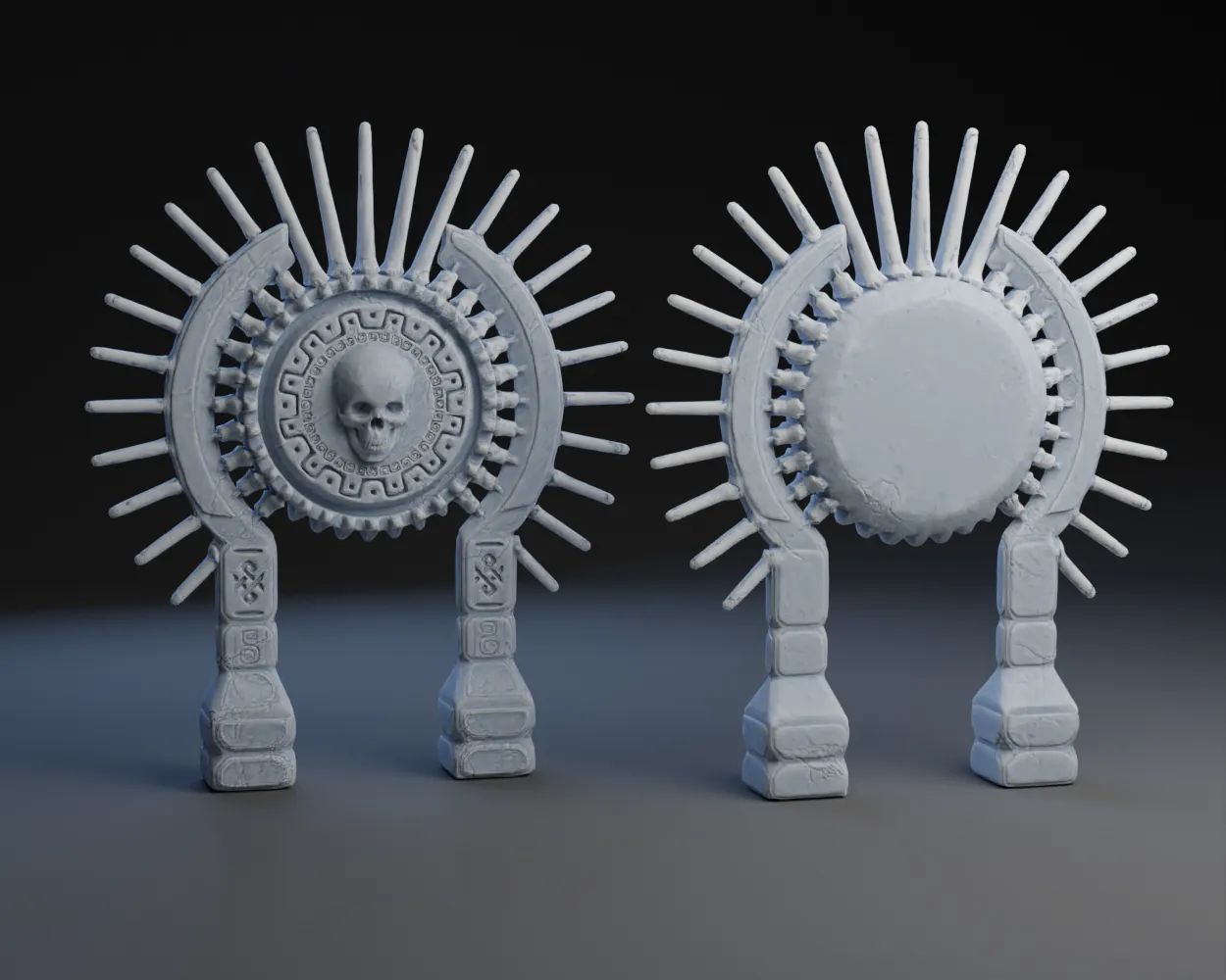 Tiêu đề Cổng đầu lâu Tóm tắt Skull Gatre DANH MỤC Nghệ thu