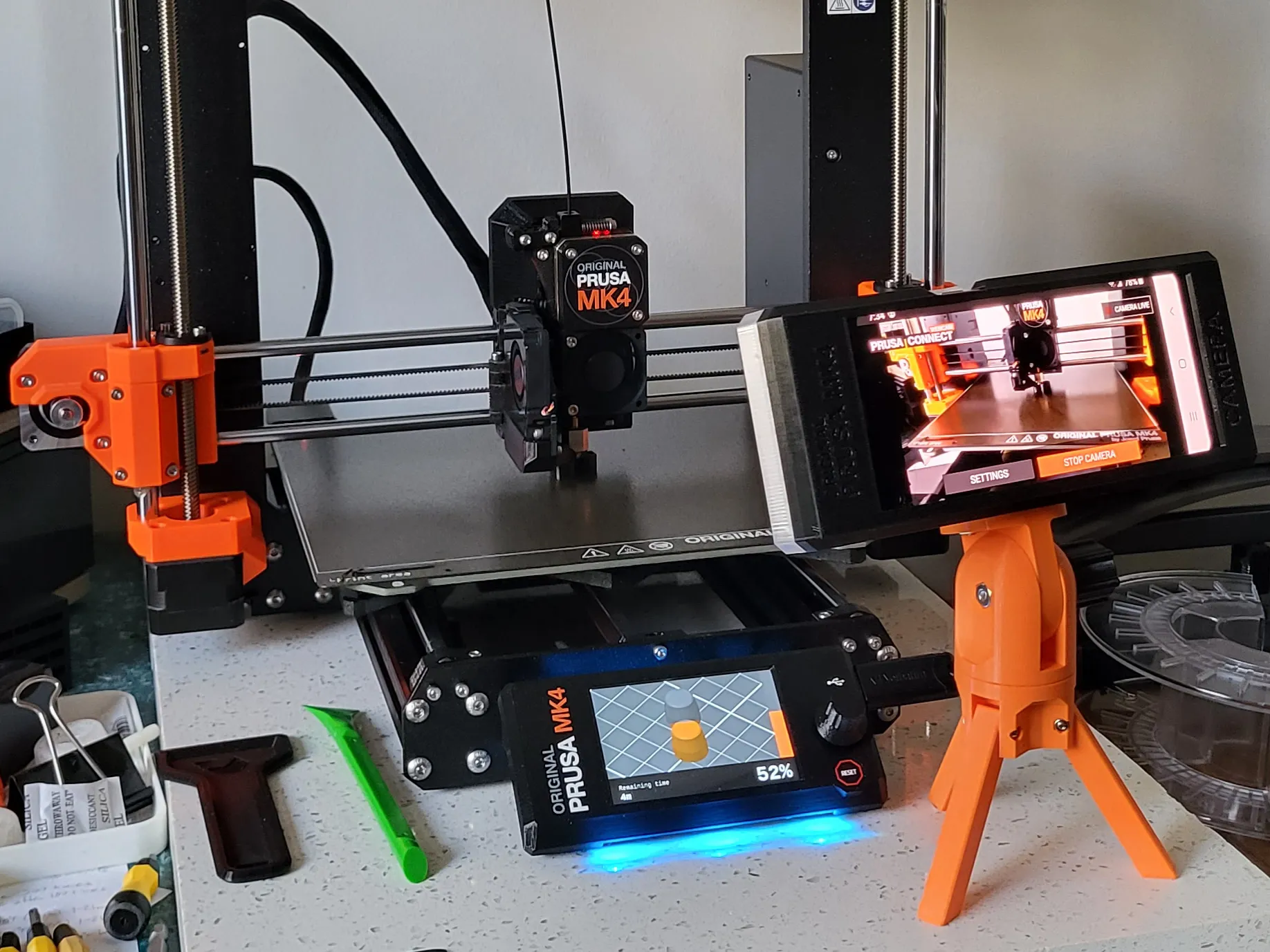 Tiêu đề Chân Máy Ảnh Điện Thoại Tổng hợp Prusa Connect Webca