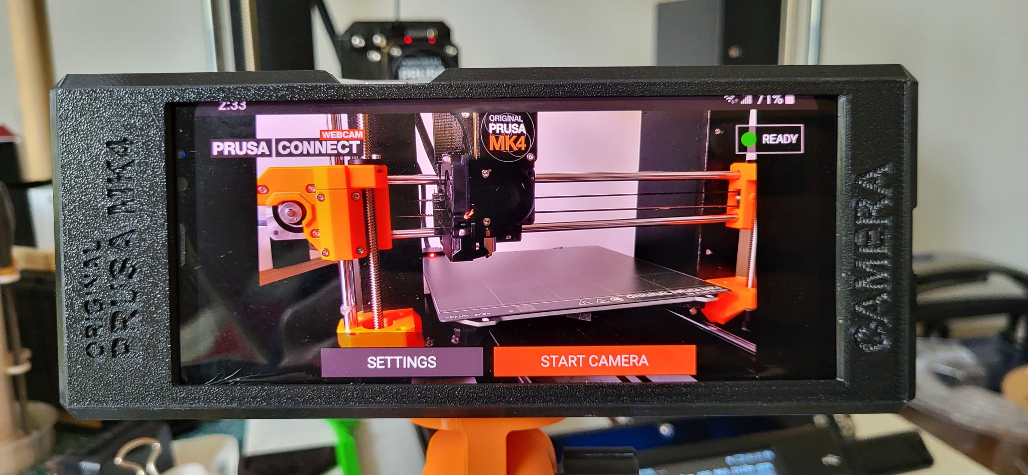 Tiêu đề Chân Máy Ảnh Điện Thoại Tổng hợp Prusa Connect Webca
