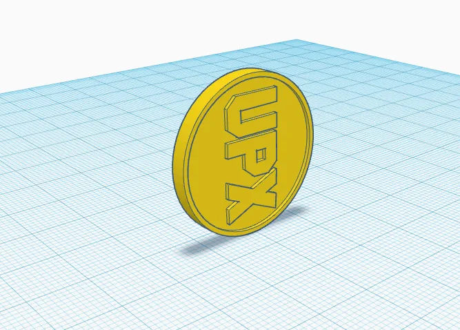 Tiêu đề Đồng xu Upx hai mặt - đứng Tóm tắt Đồng xu này có