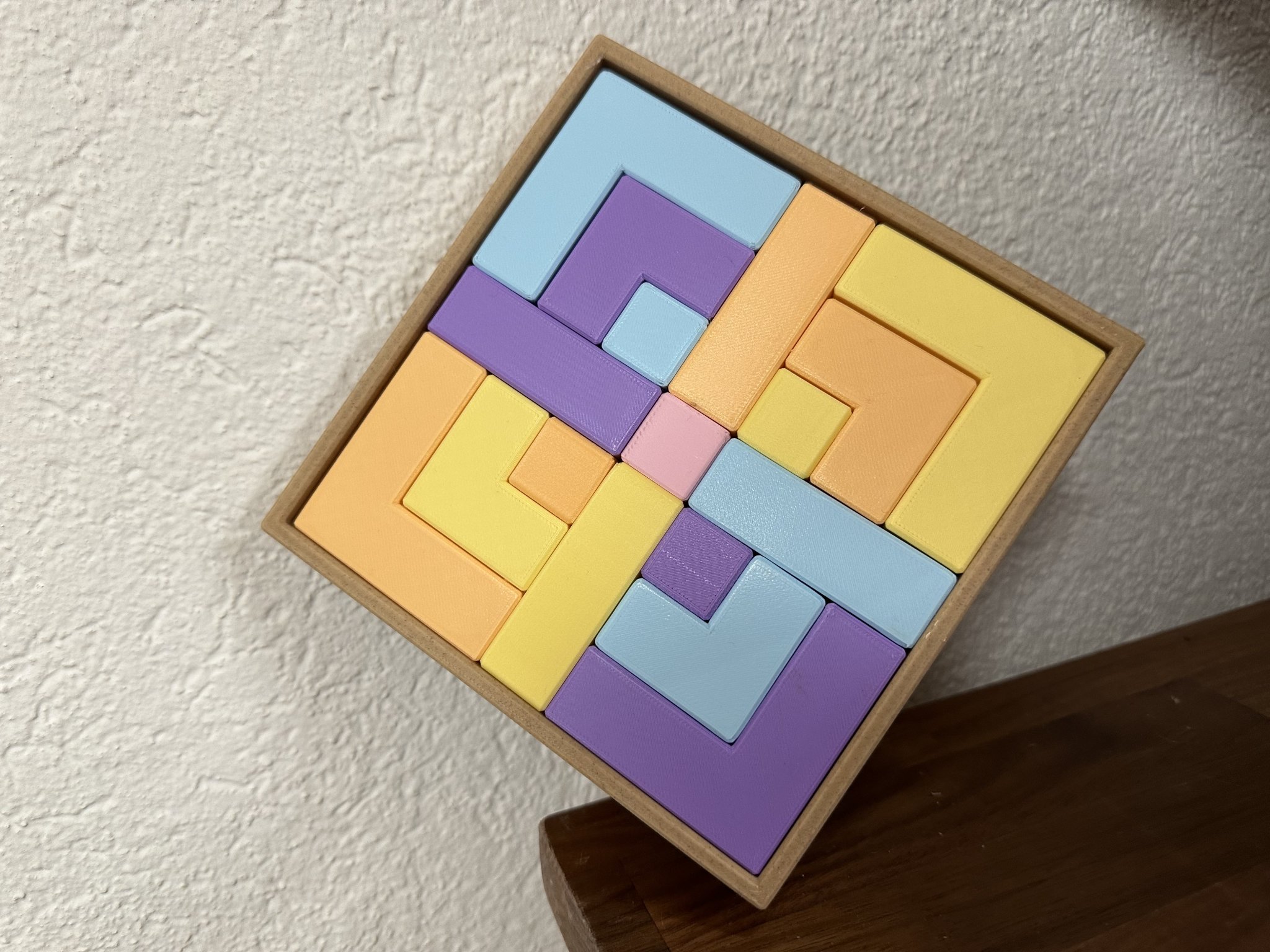 montessori geometric place game