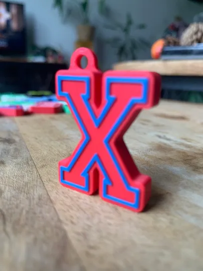 Móc Khóa Chữ Cái Phong Cách Varsity