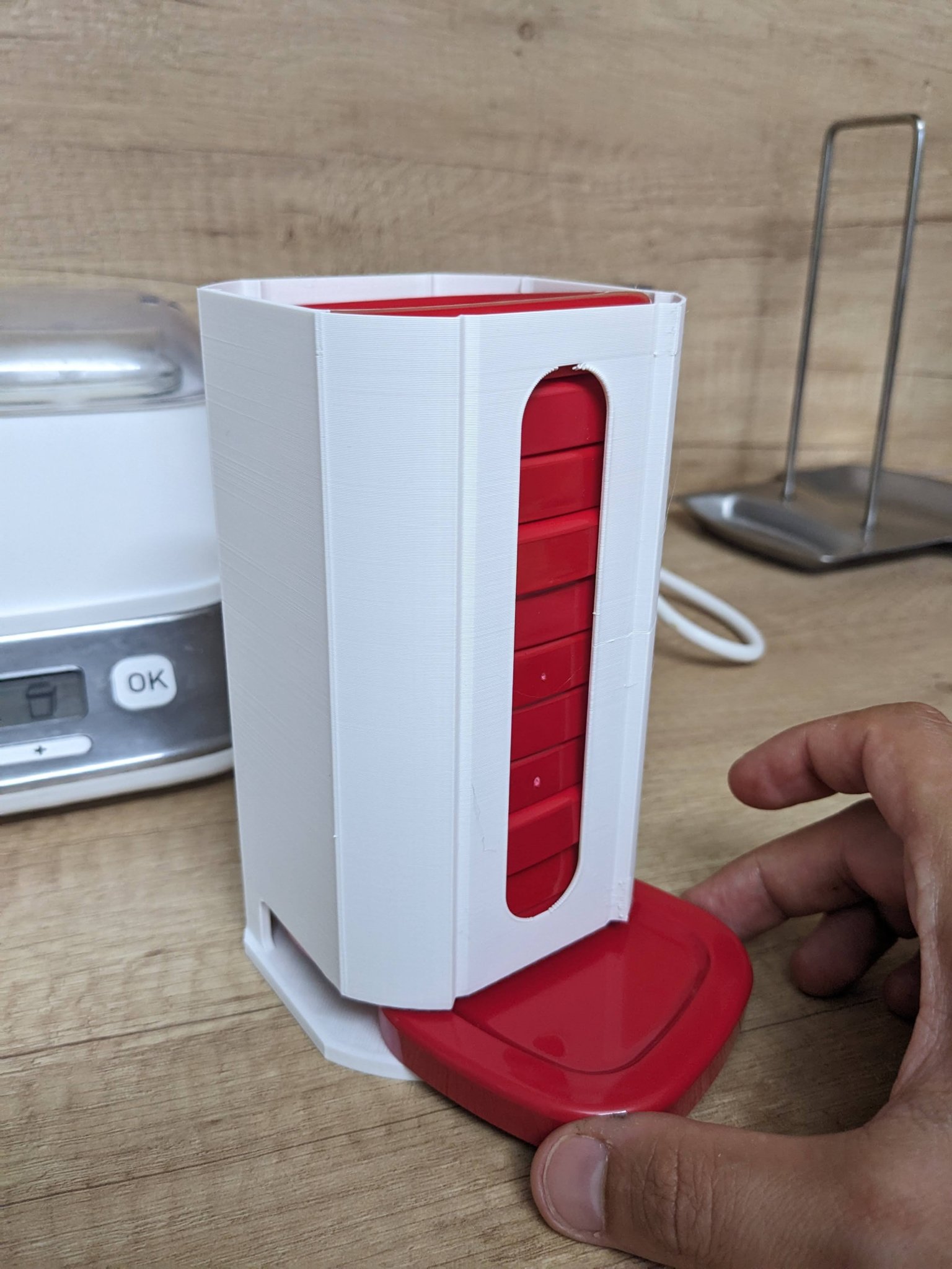 Tour support de couvercles - Yaourtière Seb MultiDélices