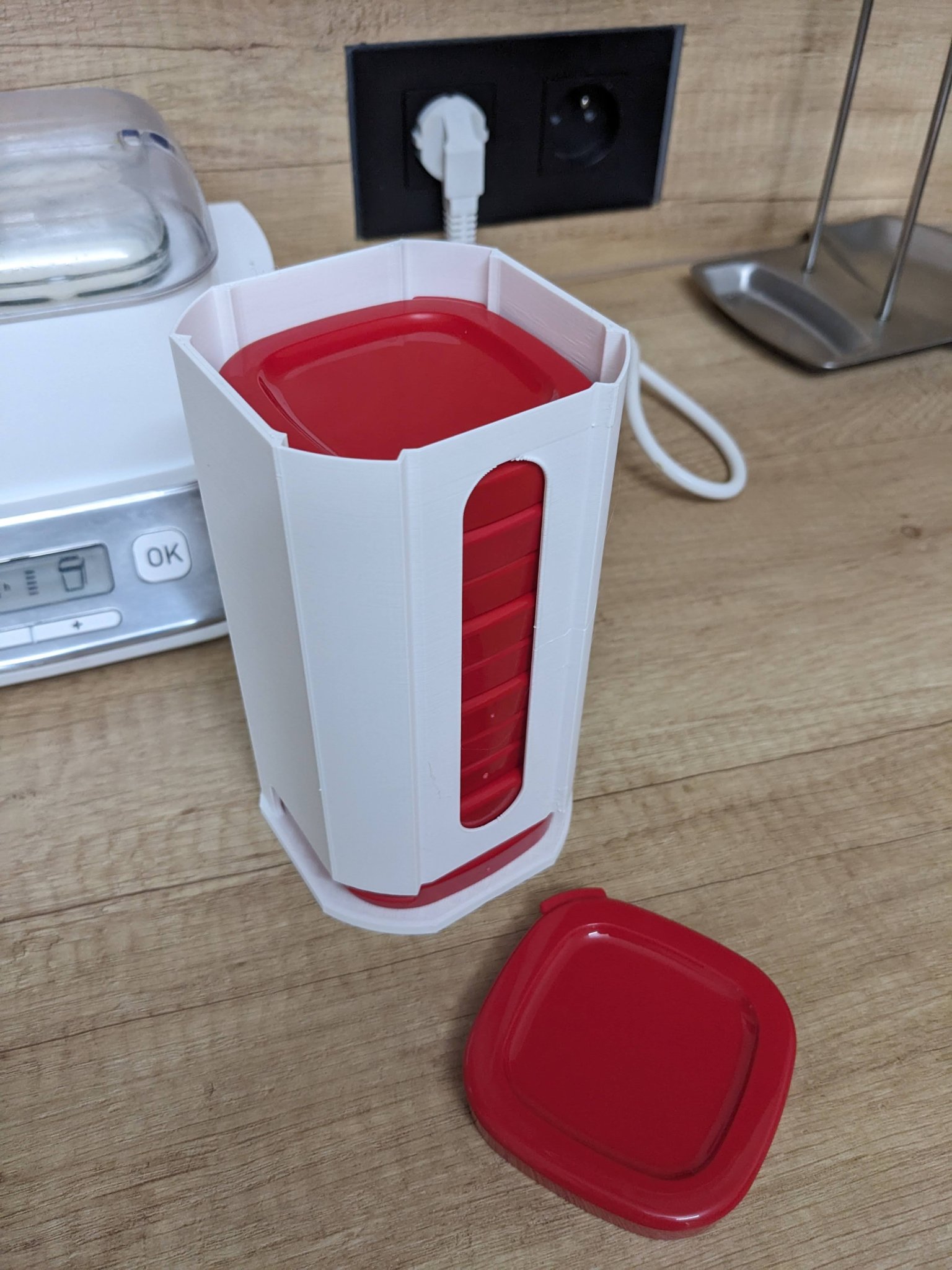 Tour support de couvercles - Yaourtière Seb MultiDélices