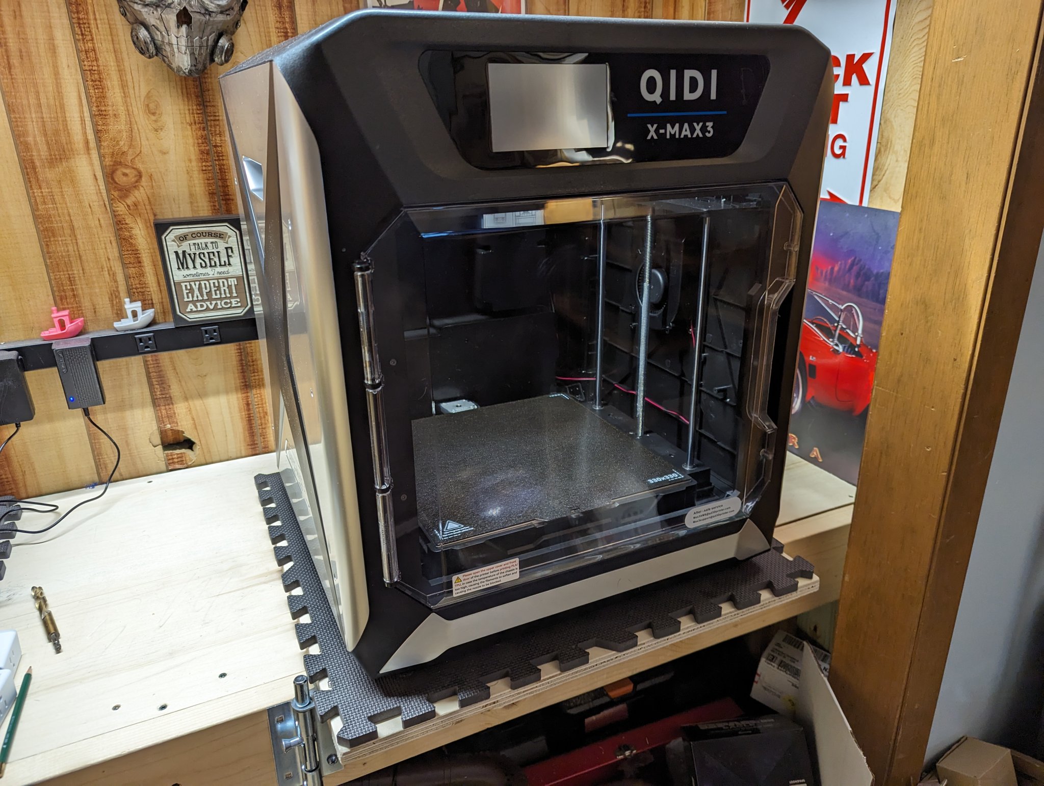 Tiêu đề Nêm nhỏ để sử dụng với Bàn xoay cho Qidi X-Max-3 của