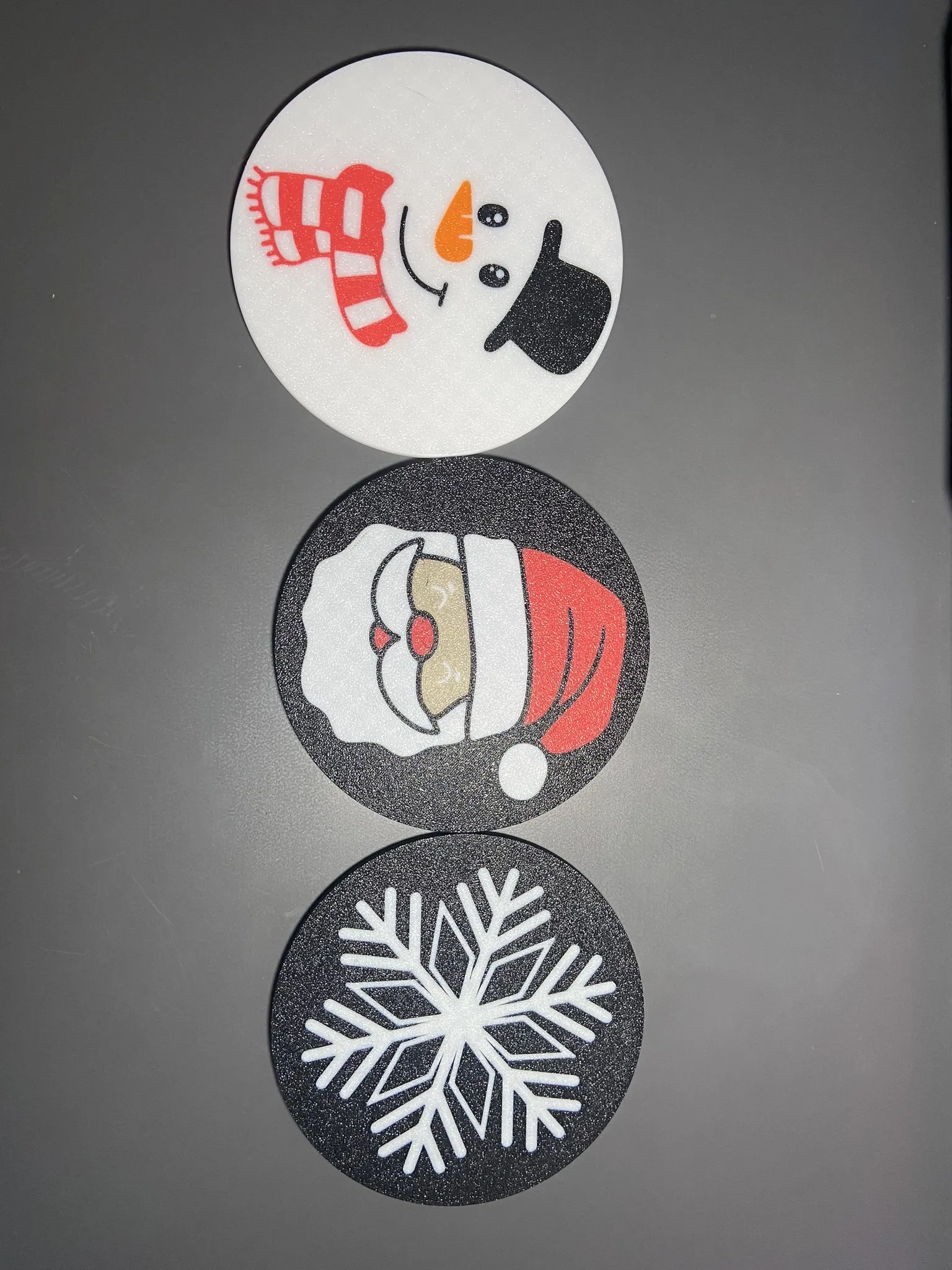 Bộ Khay Lót Ly Giáng Sinh Đa Sắc AMS