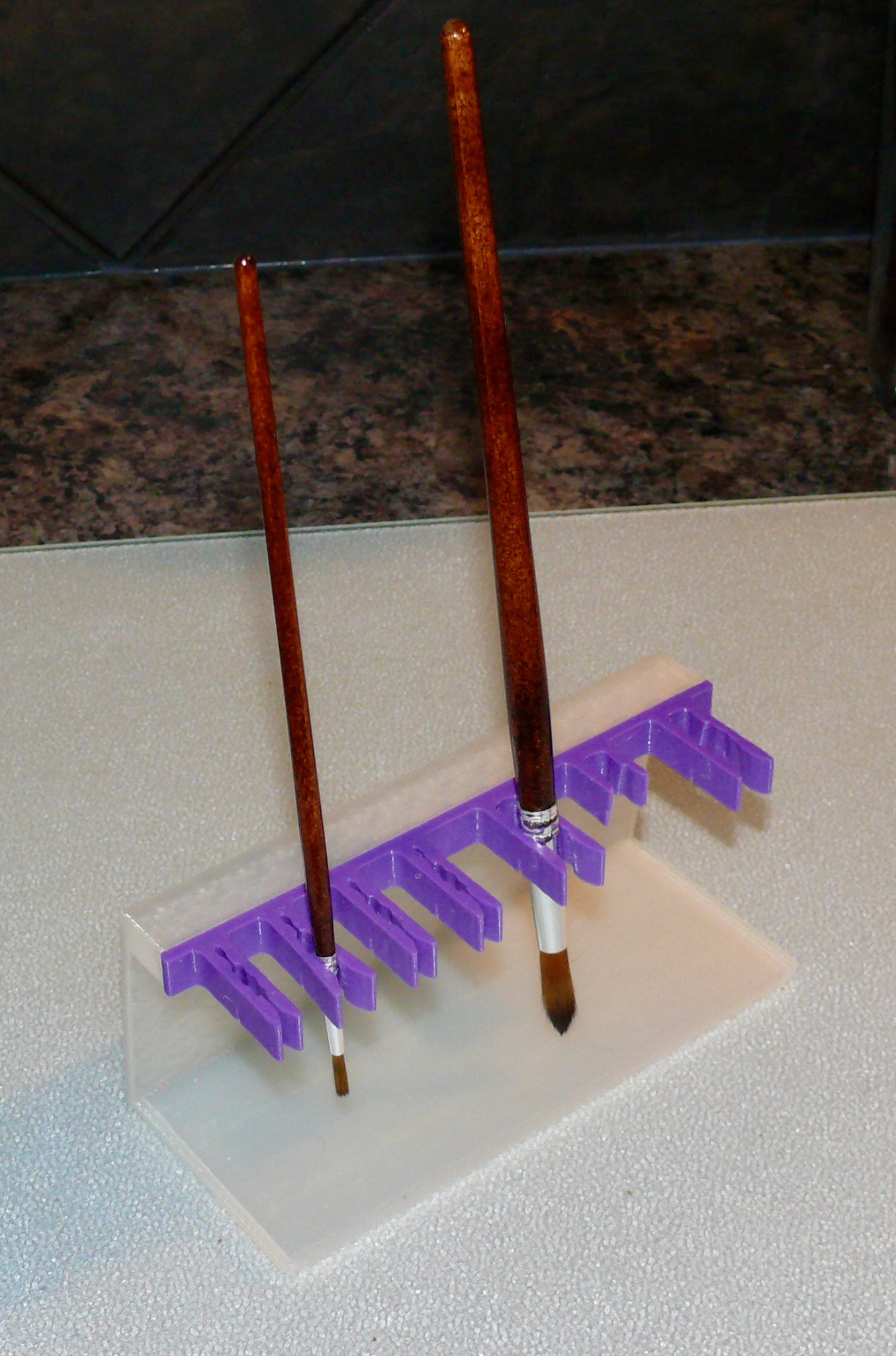 Vertical Paint Brush Holder