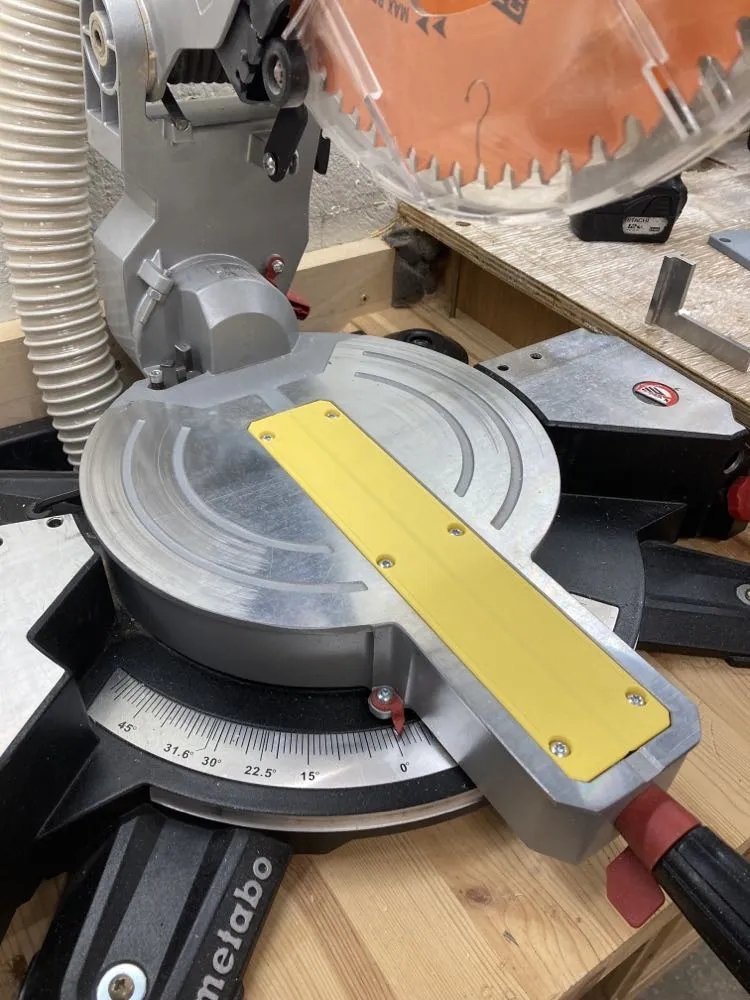 Miter Saw Zero Clearance Insert Plate Metabo KS 305