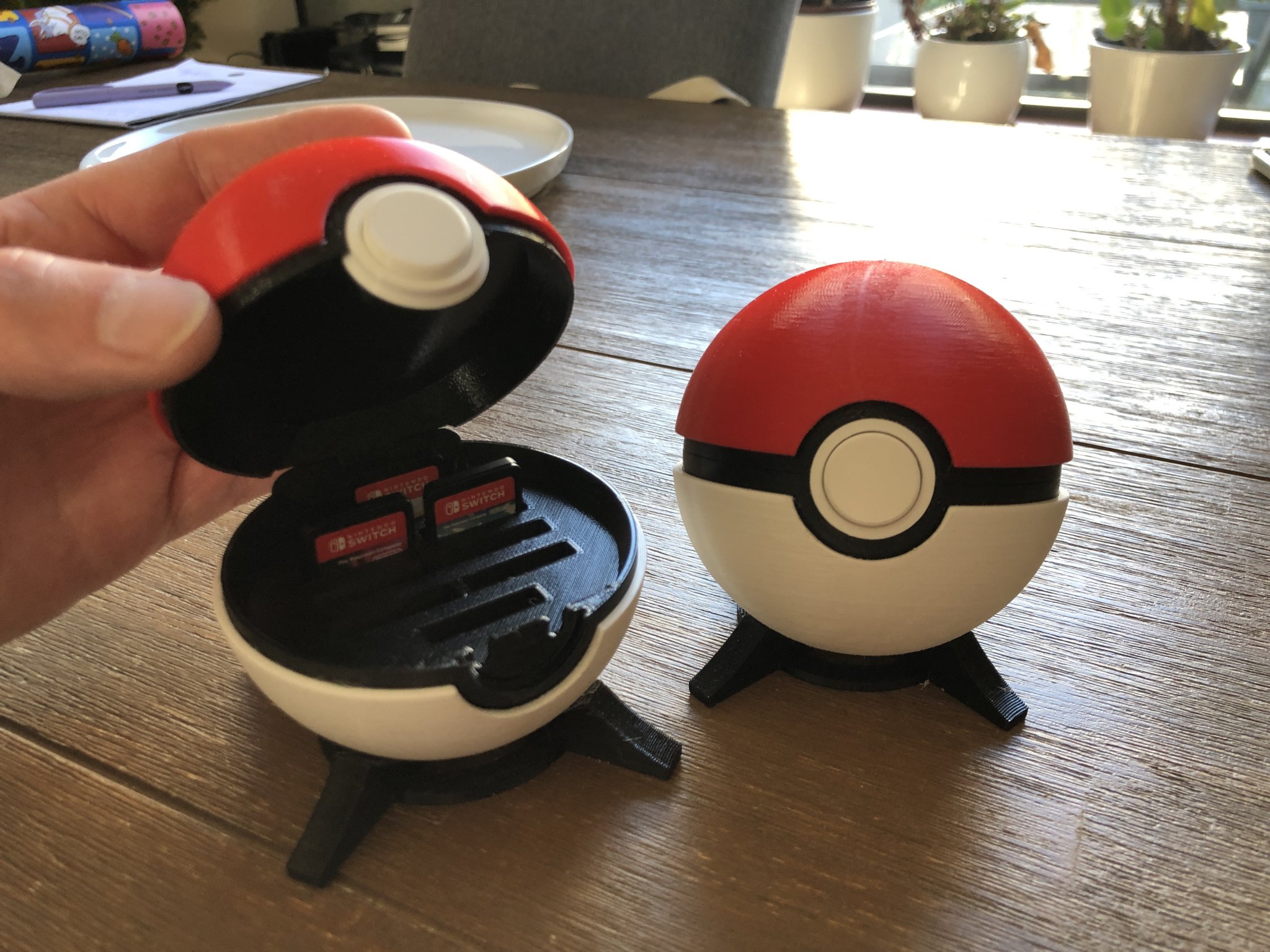 Pokeball Switch Cartridge Holder