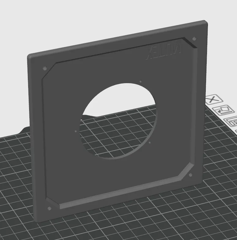 Tấm gắn ống kính Linhof và Sinar loại 140/DB cho Hypergon 75mm