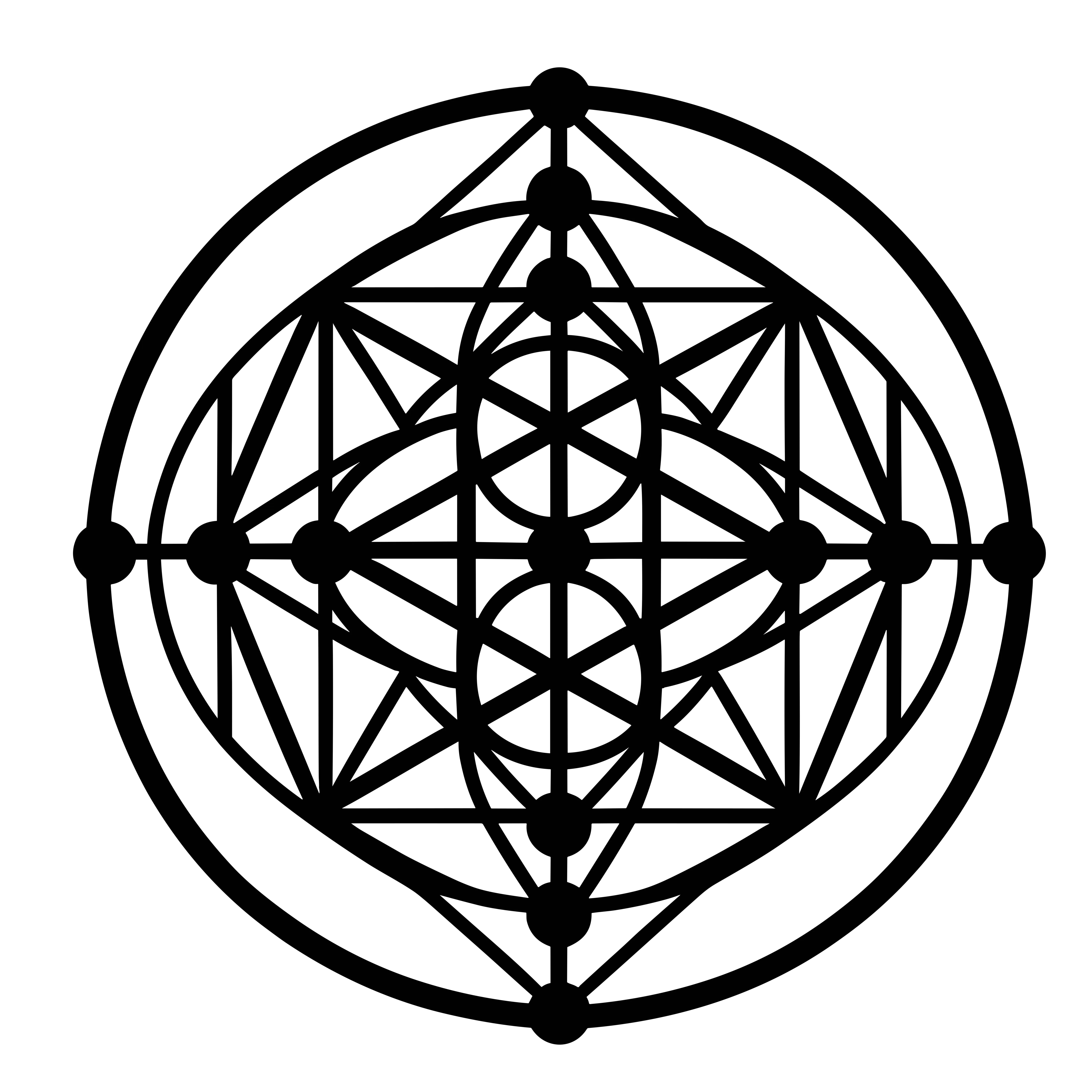 Giao Điểm Vũ Trụ - Hình Học Thiêng Liêng In 3D