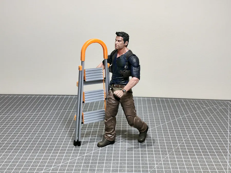 Tiêu đề Thang gấp 3 tầng tỷ lệ 110 Tóm tắt Bậc thang gấp