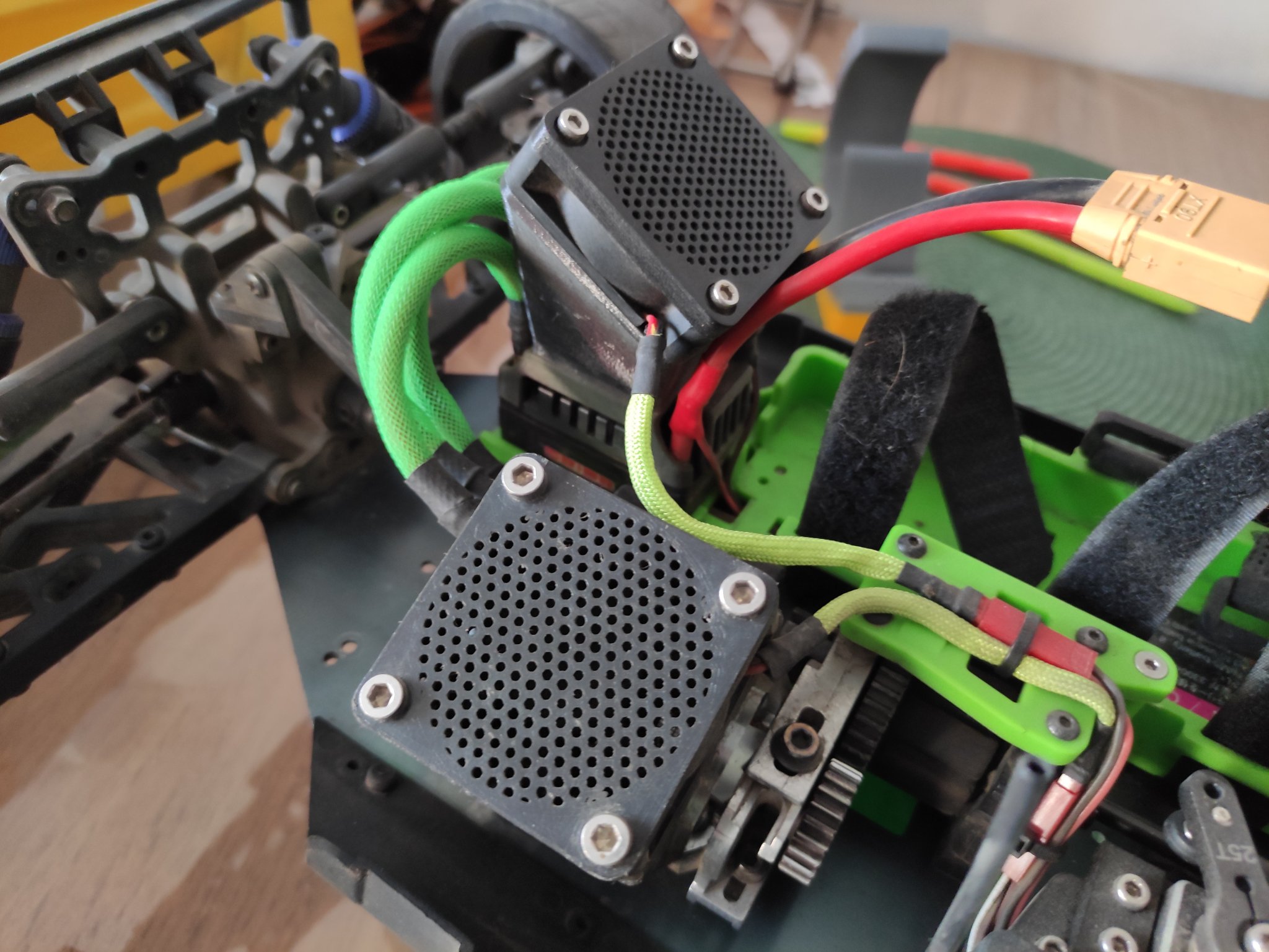 Tiêu đề Quạt nướng 50mm RC Tóm tắt Dành cho quạt làm mát xe