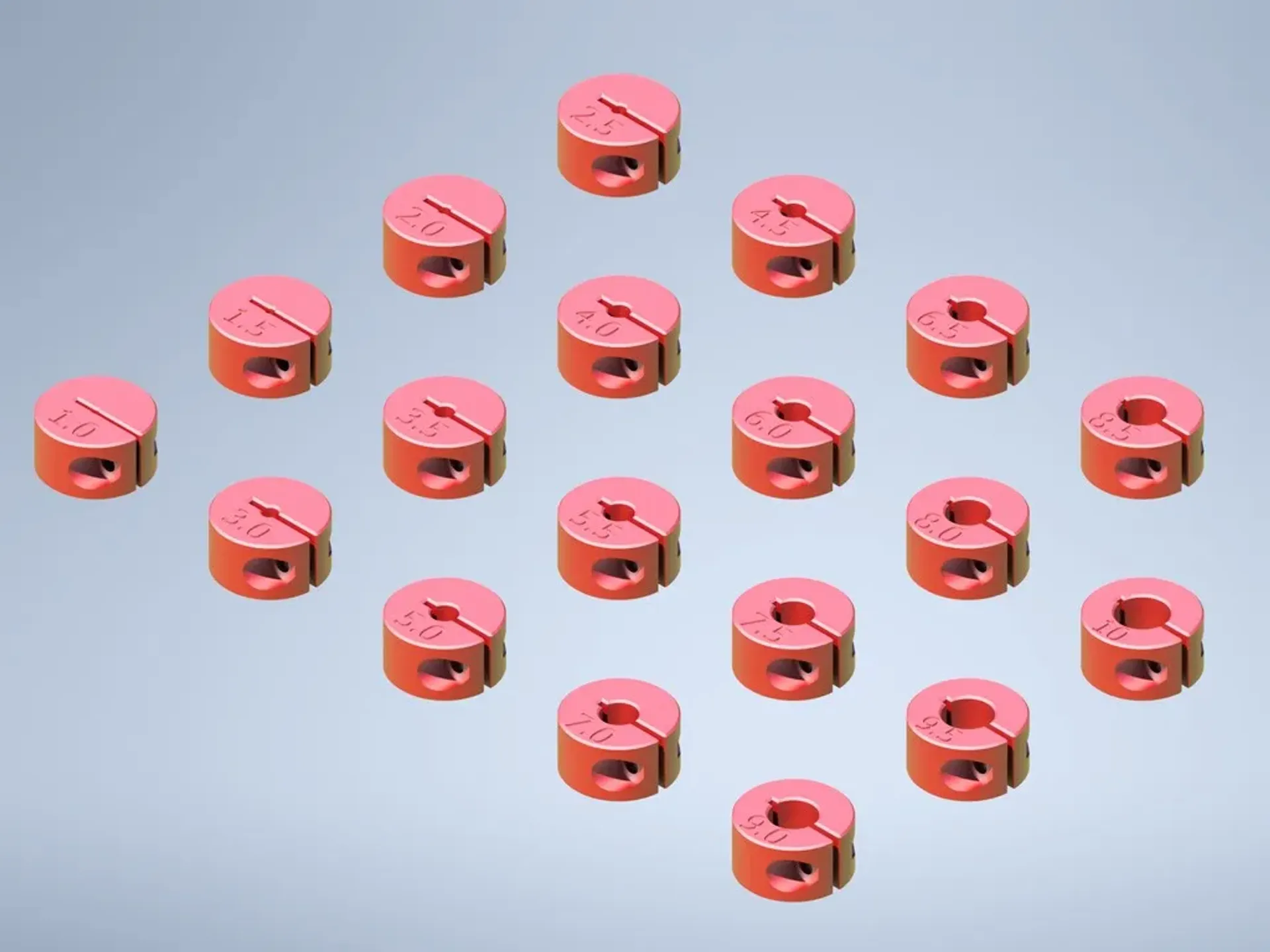 Tiêu đề Thước đo độ sâu hệ mét - bộ hoàn chỉnh Tóm tắt