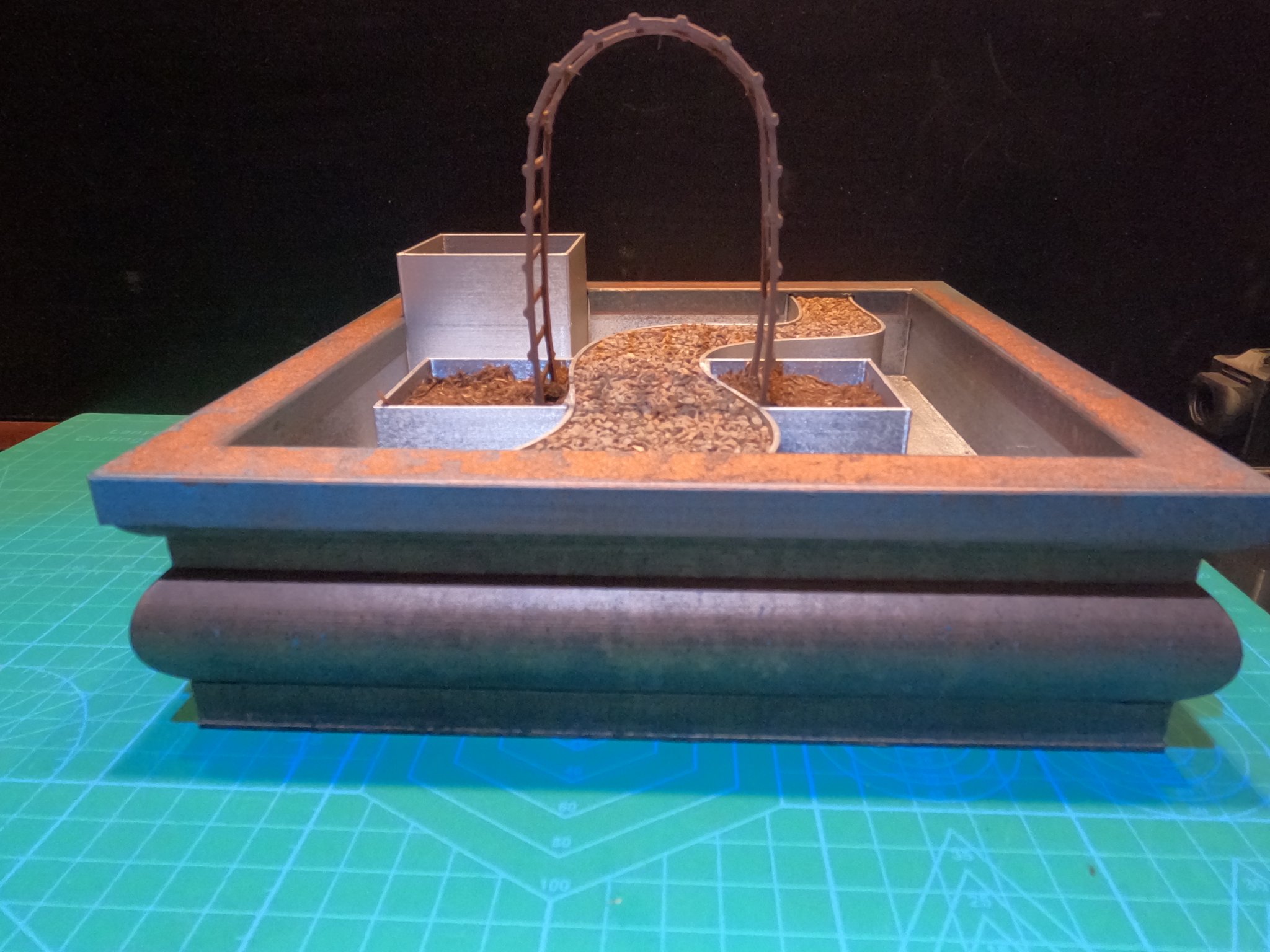 Tiêu đề Vườn Thiền rộng lớn với cây Bonsai và những chậu c