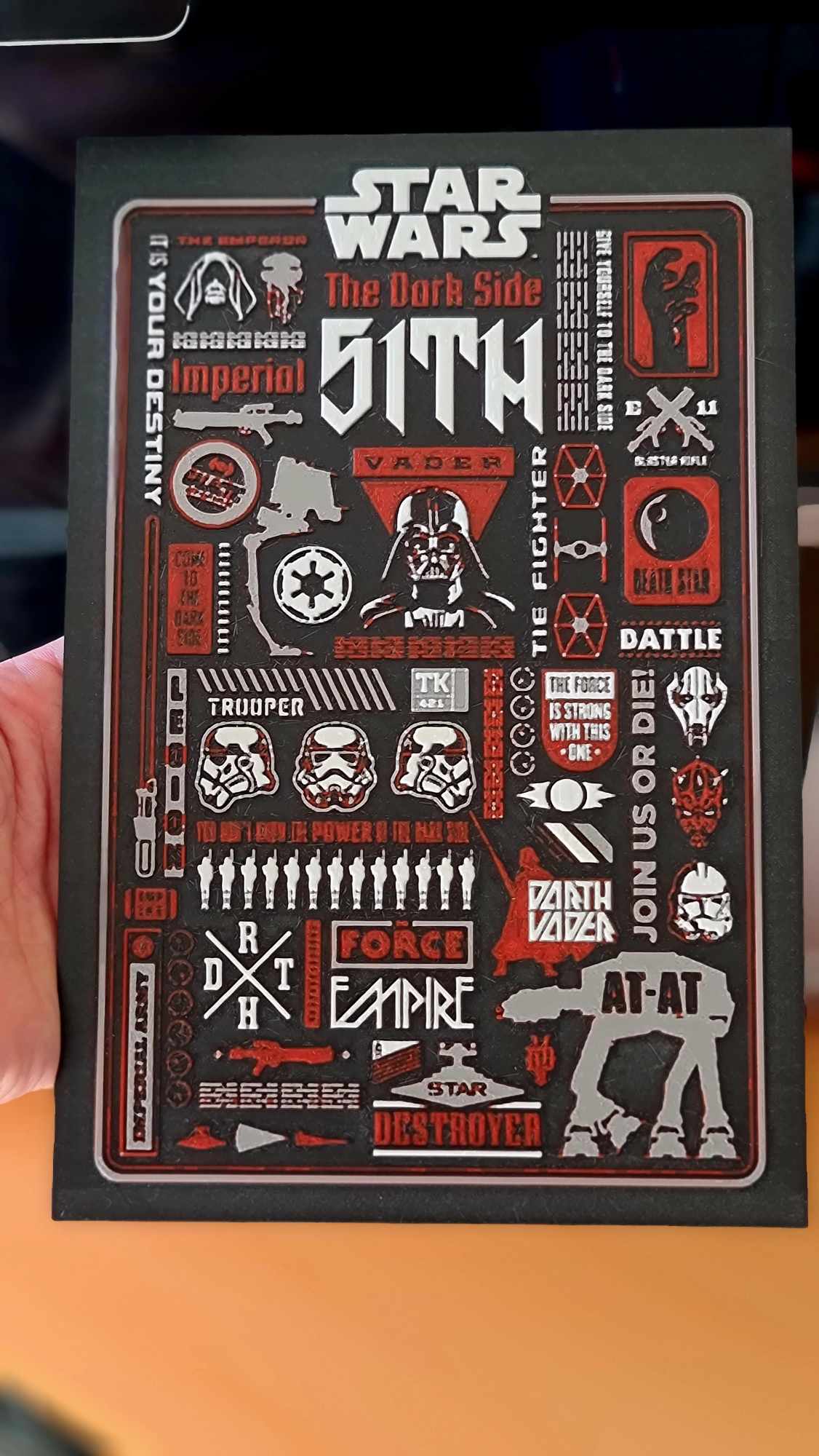 Tiêu đề Star Wars Iconographic - Hueforge Tóm tắt Một cuộc chiến