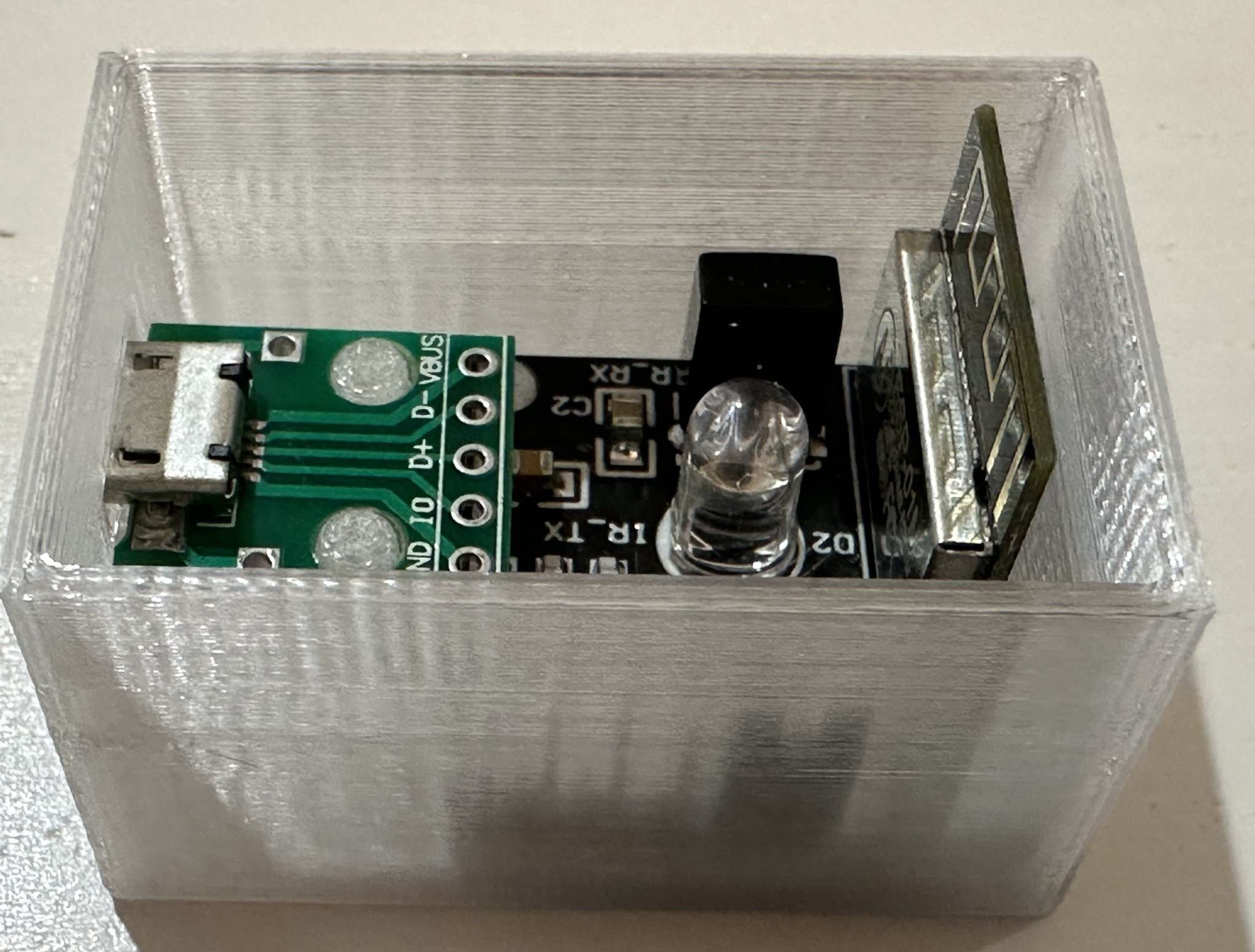 Tiêu đề Hộp đựng cảm biến thu phát hồng ngoại ESP8285 ESP-01M