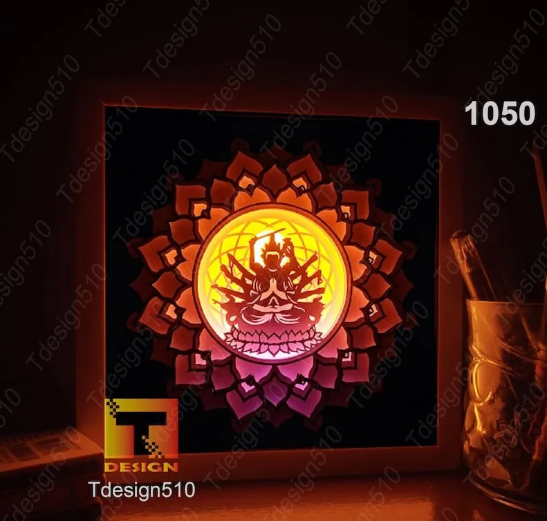 Tiêu đề Hộp đèn phật thiền 3 Tóm tắt hộp đèn Danh mục